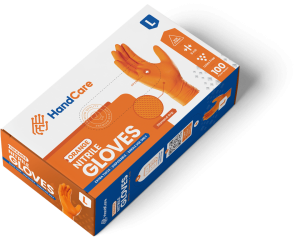 HC -Orange Nitrile - 8mil - L - NO Exam
